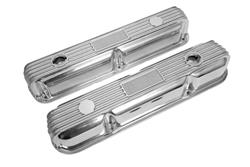 SMR Polished Finned Aluminum Valve Covers Mopar LA V8 5.2,5.9